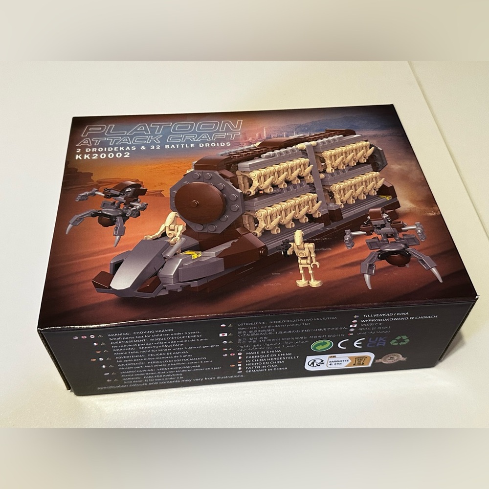 Droid Army Lego Compatible Platoon Attack Craft 33 Battle Droids 2 Droiddekas - Picture 6 of 13
